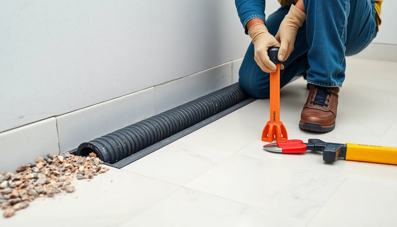 French Drain Installation